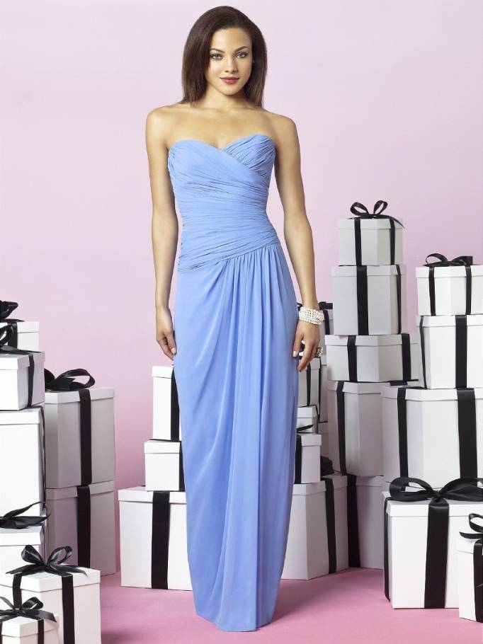 Bridesmaids Who Have the Blues - Wedding Fanatic